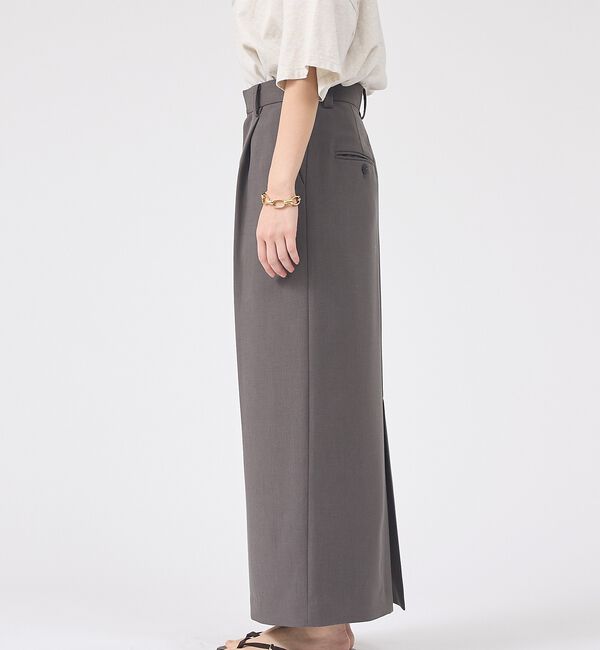 Rouge vif「【セットアップ対応】リネン混タイトスカート」|スカート|