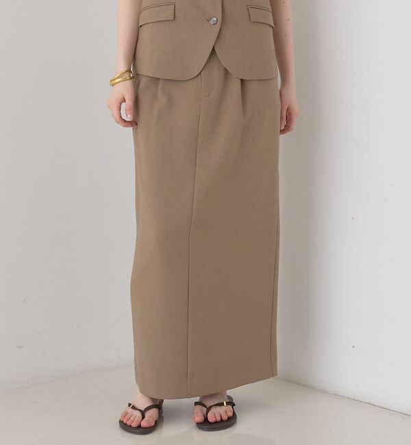 Rouge vif「【セットアップ対応】リネン混タイトスカート」|スカート|