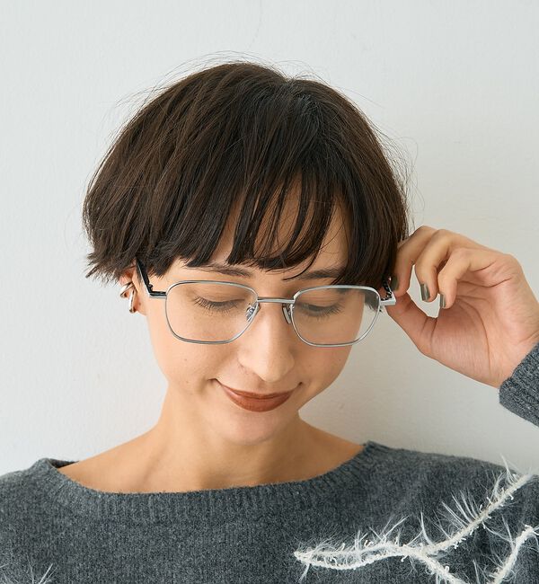 Rouge vif「【SEESON／シーズン】THE RULER 04 チタンフレーム スクエアメガ」|メガネ|