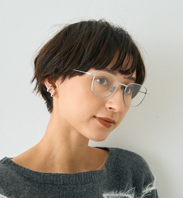 Rouge vif「【SEESON／シーズン】THE RULER 04 チタンフレーム スクエアメガ」|メガネ|