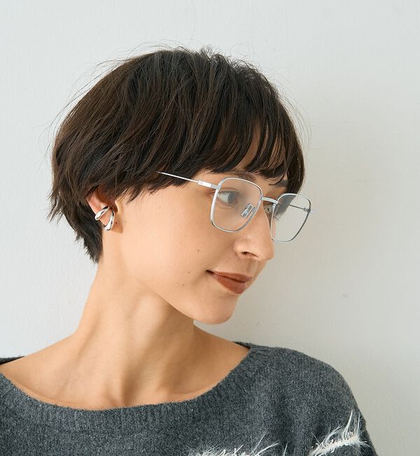 Rouge vif「【SEESON／シーズン】THE RULER 04 チタンフレーム スクエアメガ」|メガネ|