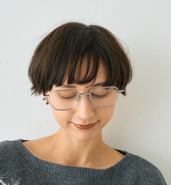 Rouge vif「【SEESON／シーズン】THE RULER 04 チタンフレーム スクエアメガ」|メガネ|