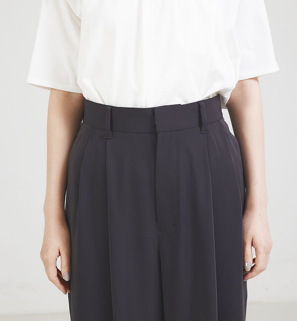 qualite「【セットアップ対応】2タックストレートパンツ」|その他|