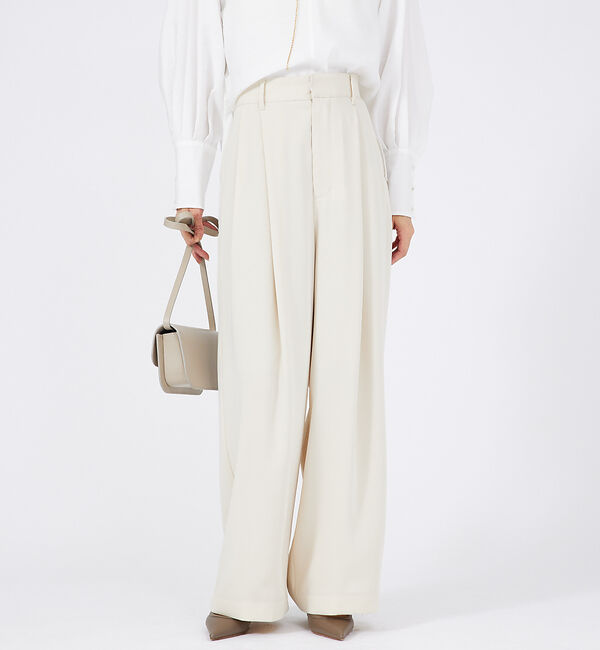 qualite「【セットアップ対応】2タックストレートパンツ」|その他|