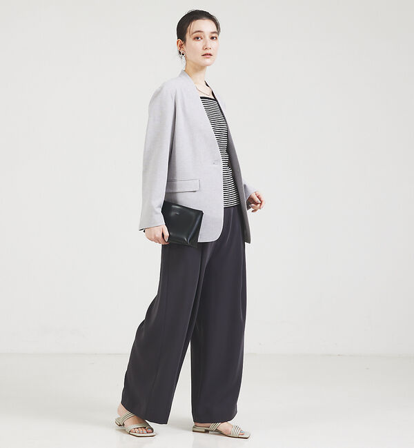 qualite「【セットアップ対応】2タックストレートパンツ」|その他|