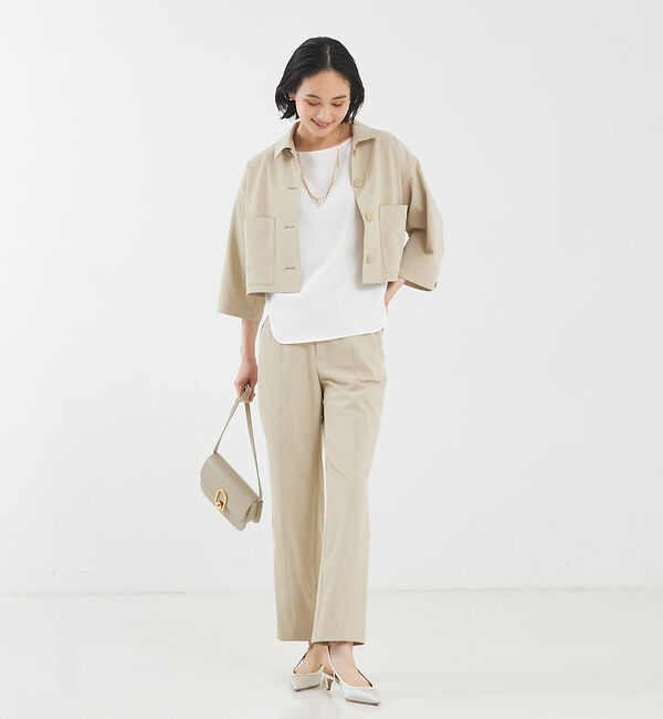 qualite「【セットアップ対応】2WAYストレッチシャツブルゾン」|ブルゾン・スタジャン|