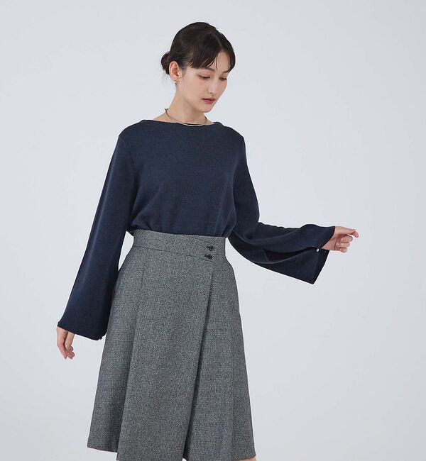 qualite「【セットアップ対応】ウールサキソニーラップショートパンツ」|その他|