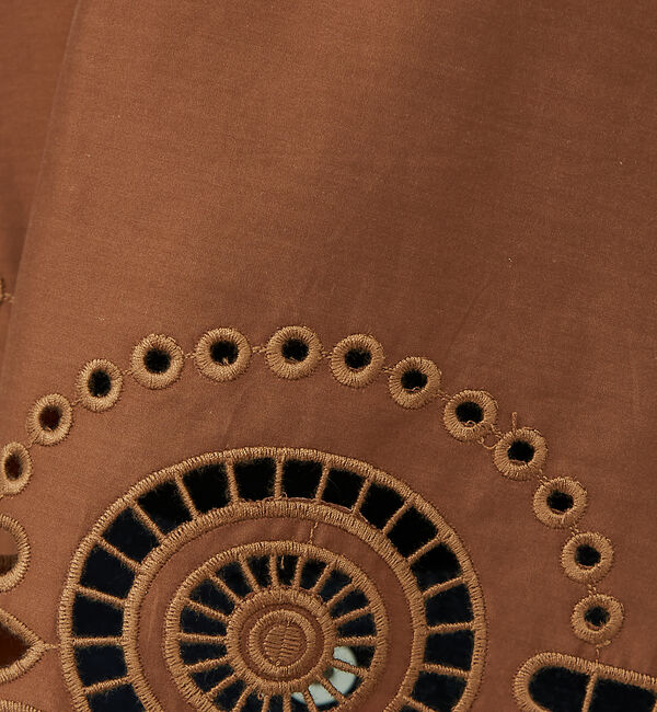 qualite「刺繍ボリュームブラウス」|シャツ・ブラウス|