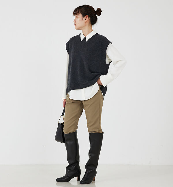 qualite「【REMME】ワイドミドルブーツ」|ショートブーツ|