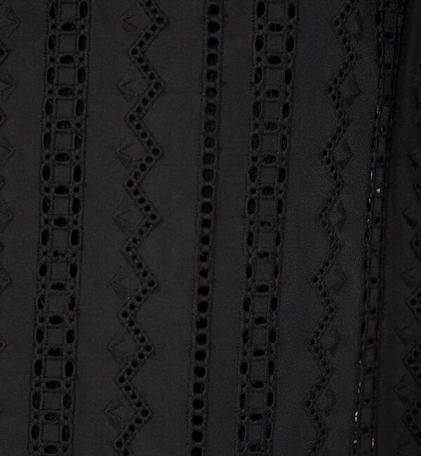 qualite「オーバーレースパフブラウス」|シャツ・ブラウス|