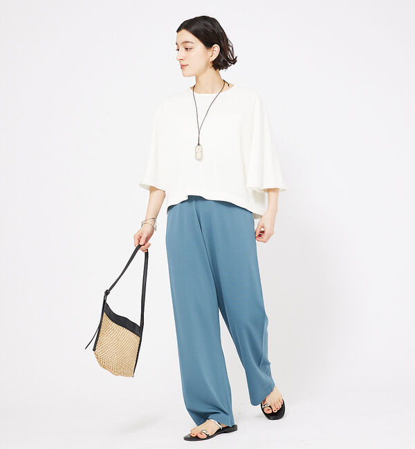 qualite「レーヨンストレッチストレートパンツ」|その他|