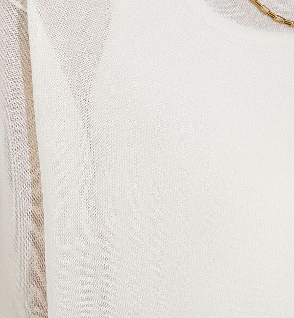 qualite「シャイニーニットT」|Tシャツ・カットソー|