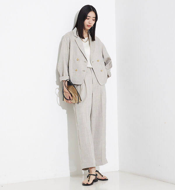 qualite「【セットアップ対応】ミックスカラーラミーパンツ」|その他|