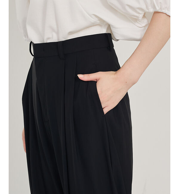 qualite「【接触冷感＆UV】クールトリコットタックパンツ」|その他|