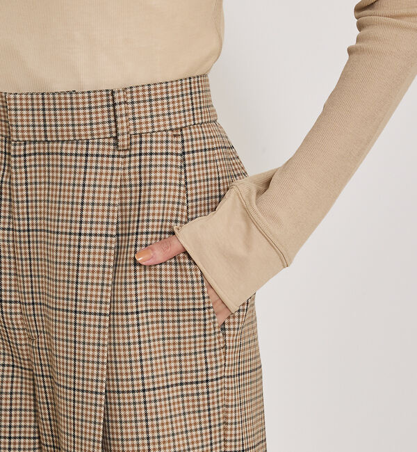 qualite「【セットアップ対応】TWツイルチェックパンツ」|その他|