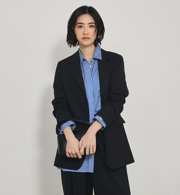 qualite「袖スリットレギュラーシャツ」|シャツ・ブラウス|