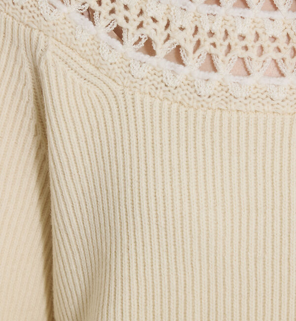 qualite「エンブロイダリーニット」|ニット・セーター|