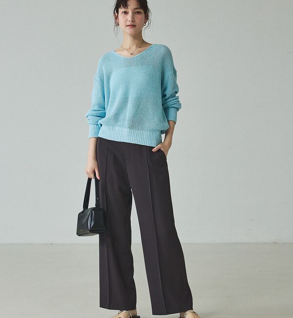 qualite「【セットアップ対応】ドライカルゼフルイドパンツ」|スラックス|