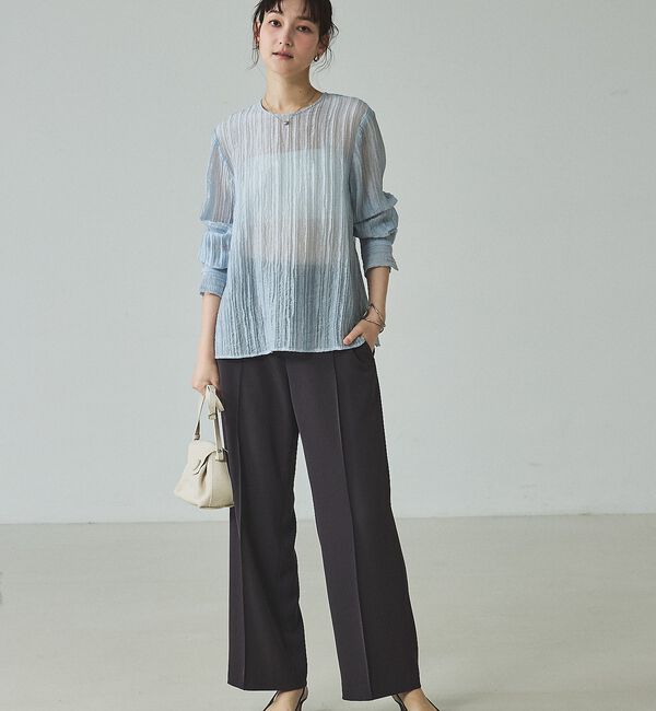 qualite「【セットアップ対応】ドライカルゼフルイドパンツ」|スラックス|