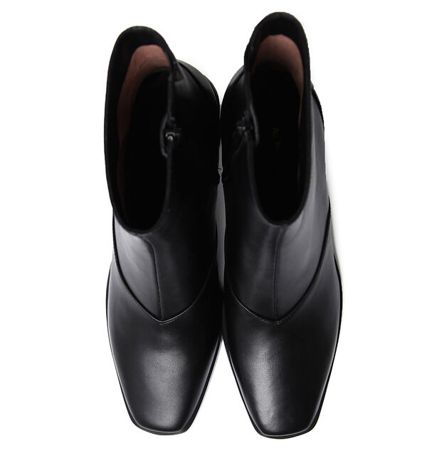 AU BANNISTER「【スノーソール】スクエアトゥブーツ」|ショートブーツ|