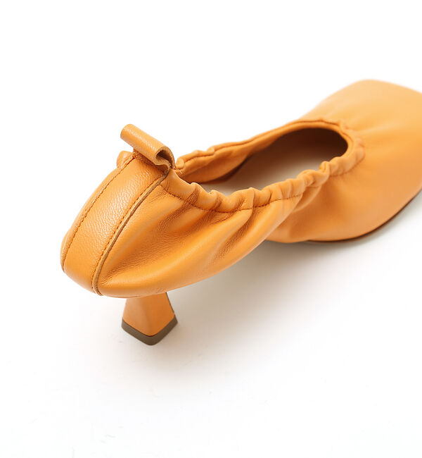 AU BANNISTER「●【別注】FABIO RUSCONI スクエアトゥギャザーパンプス」|パンプス|