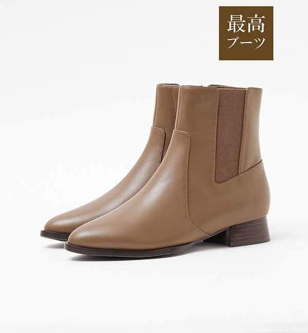 AU BANNISTER「【最高ブーツ/ 3cmヒール】ラウンドトゥショートブーツ」|ショートブーツ|ブラウン