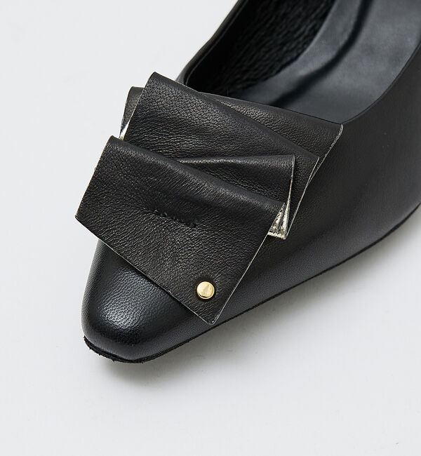 AU BANNISTER「ドレープパンプス」|パンプス|