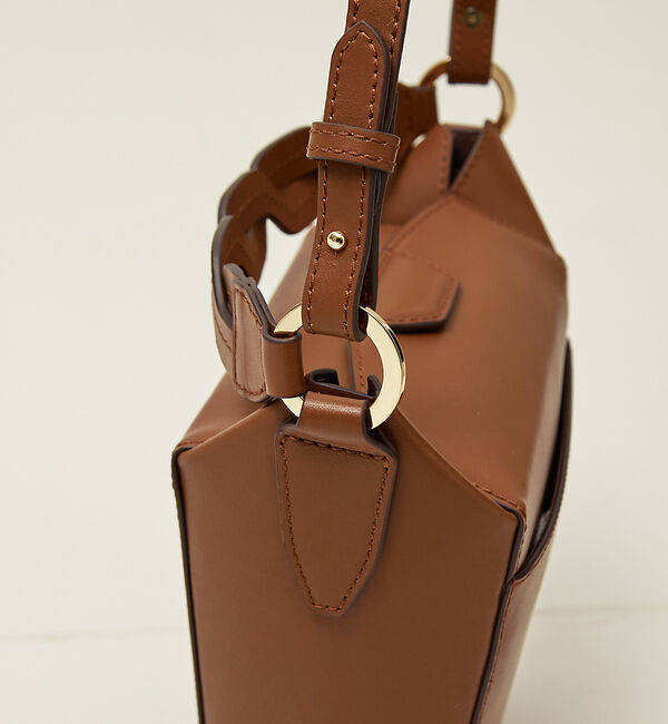 LOWELL things「【GISELe掲載】Macheri/レザーBOX型ハンドショルダーBAG」|ハンドバッグ|