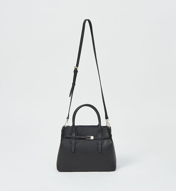 LOWELL things「Belte/レザーベルテッド2WAYトート」|ショルダー・メッセンジャー|