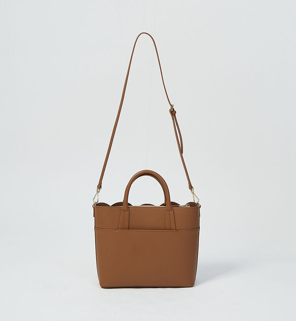 LOWELL things「Corde/レザーウェービーメッシュ2WAYトートバッグ」|トートバッグ|