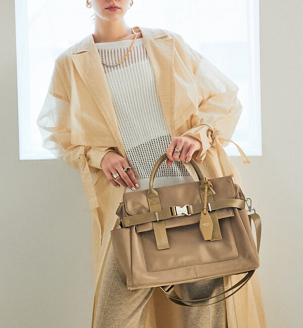 LOWELL things「【CLASSY掲載】ABILITY/ナイロンBELTEDトート」|トートバッグ|