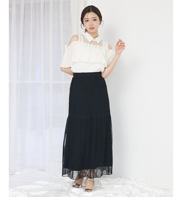 SELFIST「レースロングスカート」|スカート|