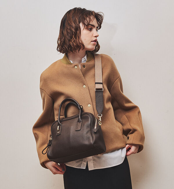 LOWELL things「【STORY掲載】Jaunt/レザー2WAYボストンバッグ」|ボストンバッグ|ブラウン