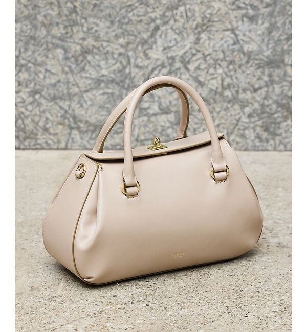 LOWELL things「【新色追加】Ronde/レザー2WAYショルダーバッグ」|ショルダー・メッセンジャー|ベージュ