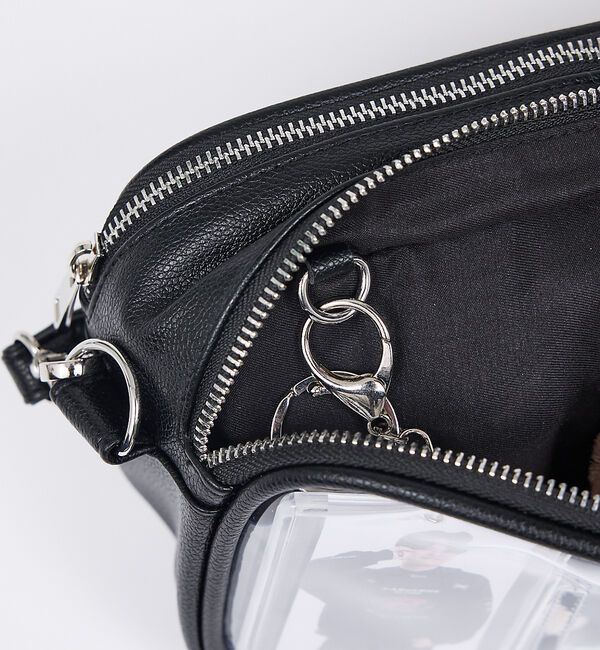 LOWELL things「【BLK/再入荷】オシゴト/マルチポーチバッグ/推しぬいポーチ【推し活】」|ハンドバッグ|