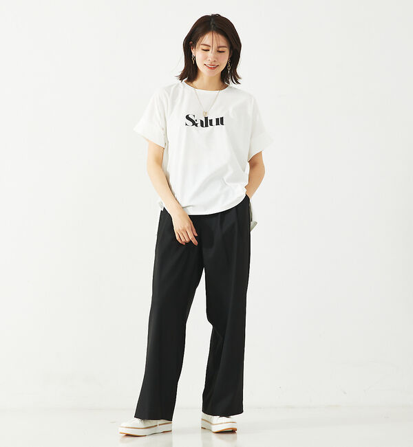 abahouse mavie「ワイドロゴT」|Tシャツ・カットソー|