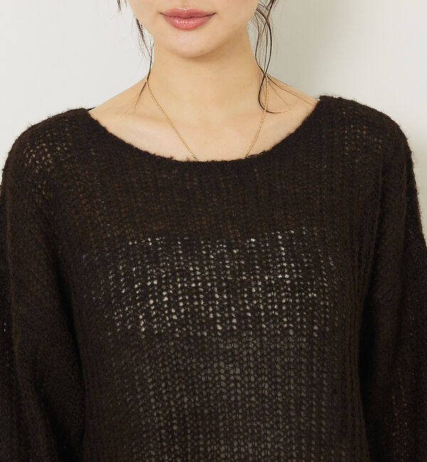 abahouse mavie「モヘアライクシアーニット」|ニット・セーター|