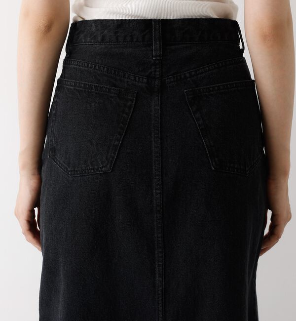abahouse mavie「【前後スリット】Aラインデニムロングスカート」|スカート|