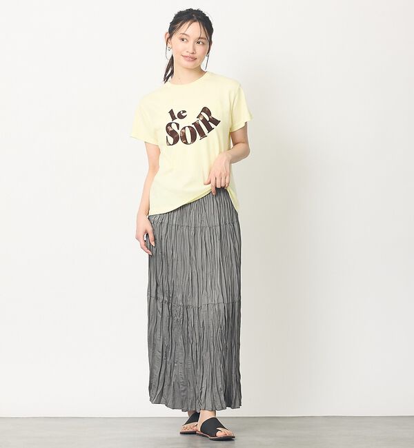 abahouse mavie「【シワ知らず】プリーツティアードスカート」|スカート|
