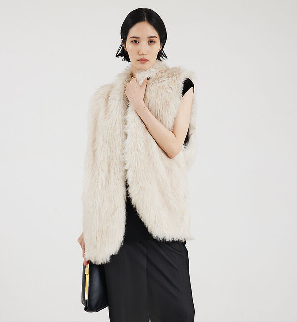 The Store by C' 「【COCUCA】エコファーベスト」|ダウンベスト・ベスト|