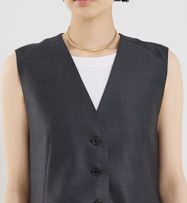 The Store by C' 「【COCUCA】ノースリーブベスト」|ダウンベスト・ベスト|