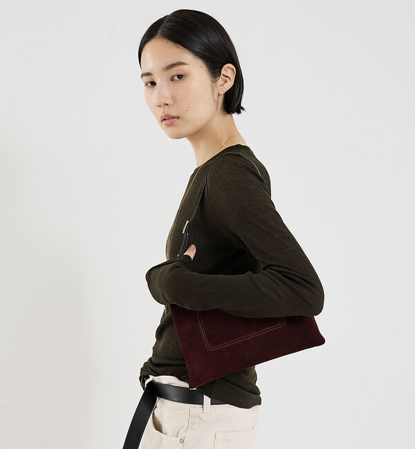 The Store by C' 「【COCUCA】ウールシフォンリブプルオーバー」|Tシャツ・カットソー|