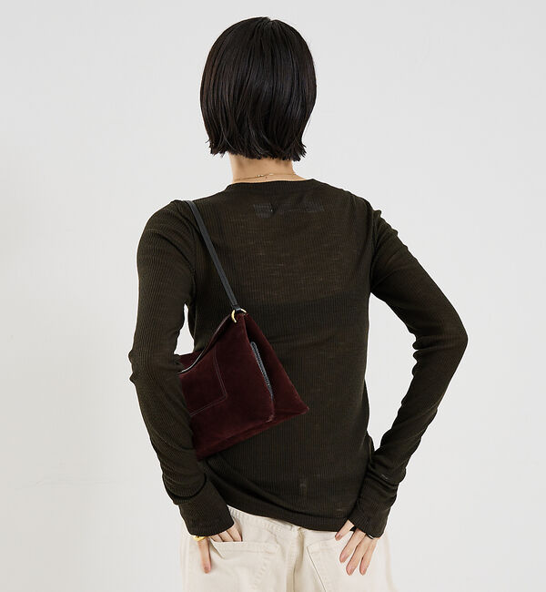 The Store by C' 「【COCUCA】ウールシフォンリブプルオーバー」|Tシャツ・カットソー|