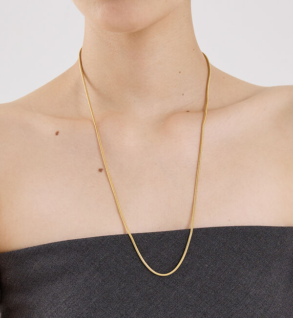 The Store by C' 「【MARIHA】Silent Rain ネックレス パイソンチェーン60cm」|ネックレス|