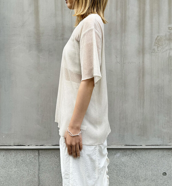 NOMINE「チュールTシャツ」|Tシャツ・カットソー|