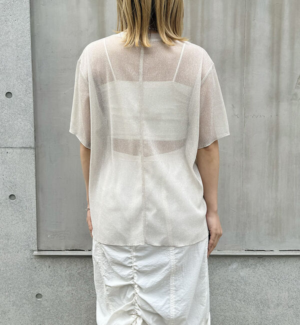 NOMINE「チュールTシャツ」|Tシャツ・カットソー|