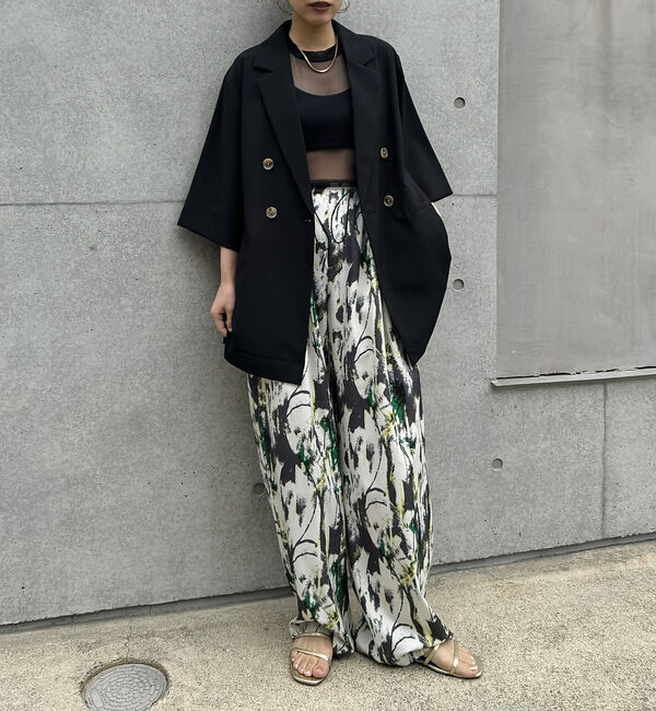 NOMINE「チュールTシャツ」|Tシャツ・カットソー|