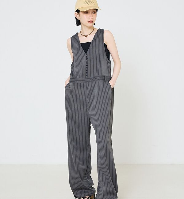 NOMINE「フロントボタンオールインワン【予約】」|オールインワン|