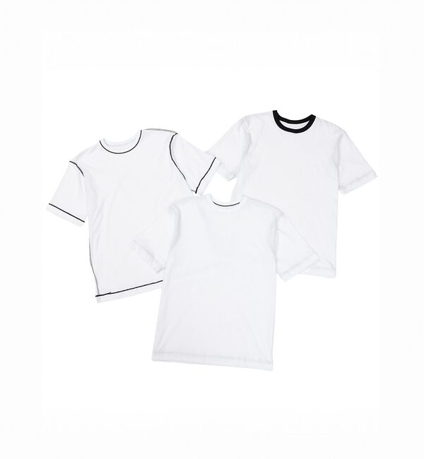 NOMINE「【Hanes(R)&times;by THE DODO JEAN】 3枚セット リバーシブル ク」|Tシャツ・カットソー|ホワイト