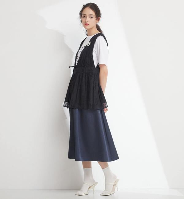 TIARA「レースベスト」|ベスト・ジレ|